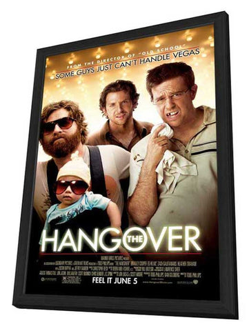 The Hangover 11 x 17 Movie Poster - Style A - in Deluxe Aluminum Frame