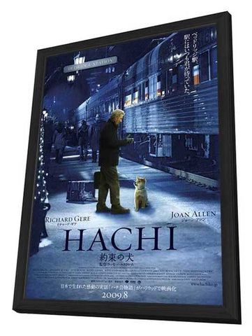 Hachiko: A Dog's Story 11 x 17 Movie Poster - Japanese Style A - in Deluxe Wood Frame