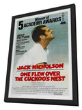 One Flew Over The Cuckoo's Nest 11 x 17 Movie Poster - Style I - in Deluxe Aluminum Frame