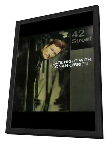Conan O'Brien 11 x 17 TV Poster - Style A - in Deluxe Aluminum Frame