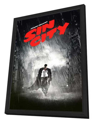 Sin City 11 x 17 Movie Poster - Style V - in Deluxe Aluminum Frame