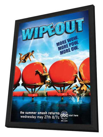 Wipeout (TV) 11 x 17 TV Poster - Style A - in Deluxe Aluminum Frame