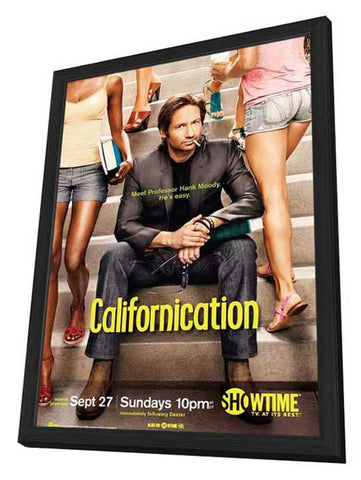 Californication (TV) 11 x 17 TV Poster - Style C - in Deluxe Aluminum Frame