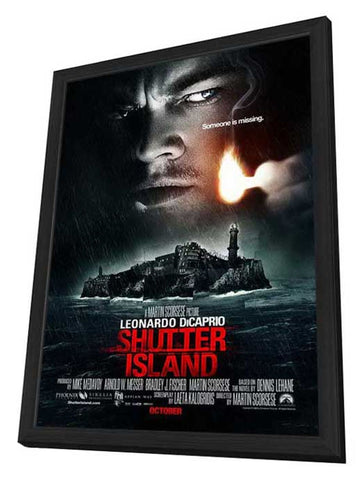 Shutter Island 11 x 17 Movie Poster - Style B - in Deluxe Aluminum Frame