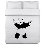 Panda Guns Lightweight Duvet by Banksy