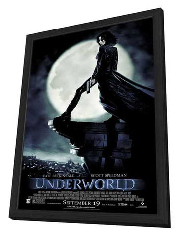 Underworld 11 x 17 Movie Poster - Style C - in Deluxe Aluminum Frame