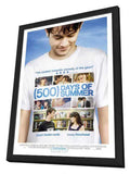 500 Days of Summer 11 x 17 Movie Poster -  Finnish Style A - in Deluxe Wood Frame