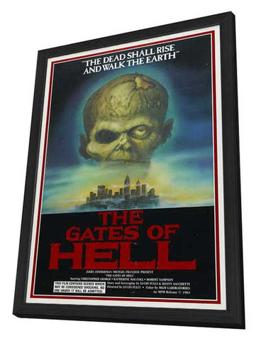 City of the Living Dead 11 x 17 Movie Poster - Style A - in Deluxe Aluminum Frame