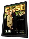 CSI: Crime Scene Investigation 11 x 17 TV Poster - Style L - in Deluxe Aluminum Frame