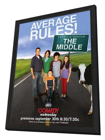 The Middle (TV) 11 x 17 TV Poster - Style A - in Deluxe Aluminum Frame