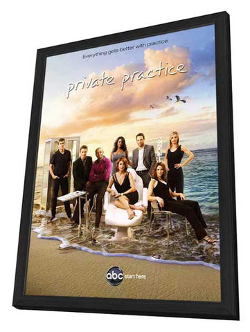 Private Practice (TV) 11 x 17 TV Poster - Style D - in Deluxe Aluminum Frame