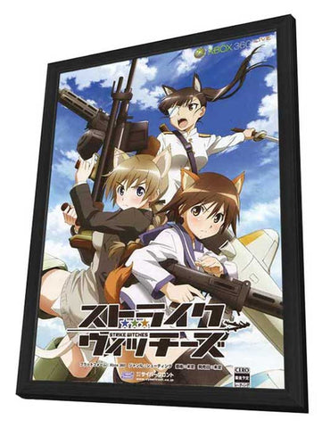 Strike Witches 11 x 17 Movie Poster - Japanese Style B - in Deluxe Aluminum Frame