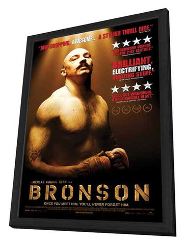Bronson 11 x 17 Movie Poster - Canadian Style A - in Deluxe Aluminum Frame