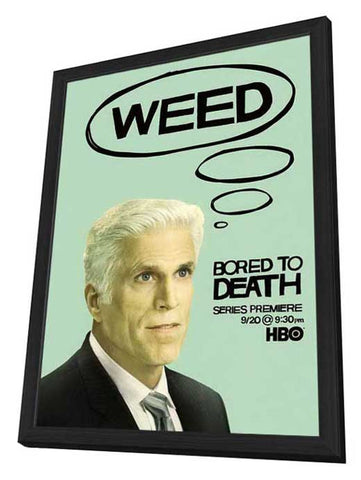 Bored to Death 11 x 17 TV Poster - Style C - in Deluxe Aluminum Frame