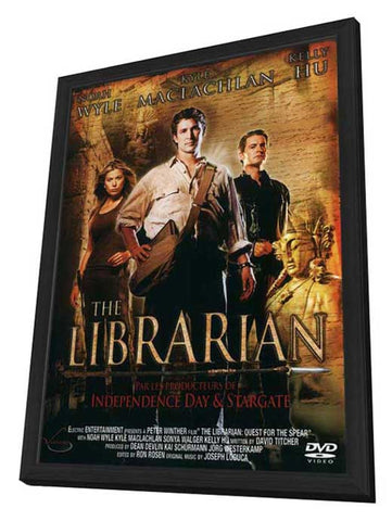 The Librarian: Quest for the Spear (TV) 11 x 17 Movie Poster - French Style A - in Deluxe Aluminum Frame