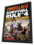 Zombieland 11 x 17 Movie Poster - Style D - in Deluxe Aluminum Frame