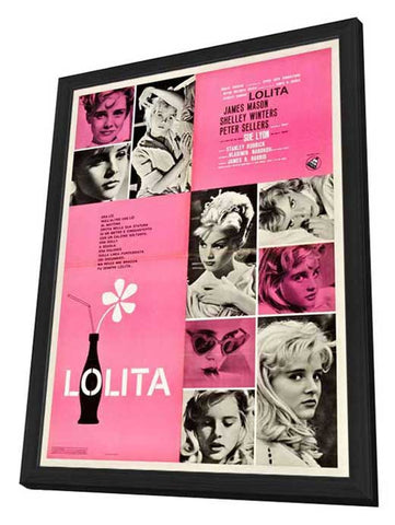 Lolita 11 x 17 Movie Poster - Italian Style A - in Deluxe Aluminum Frame
