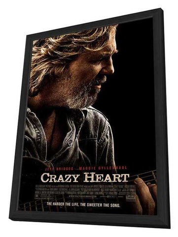 Crazy Heart 11 x 17 Movie Poster - Style A - in Deluxe Aluminum Frame