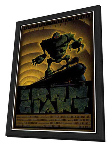 The Iron Giant 11 x 17 Movie Poster - Style C - in Deluxe Aluminum Frame