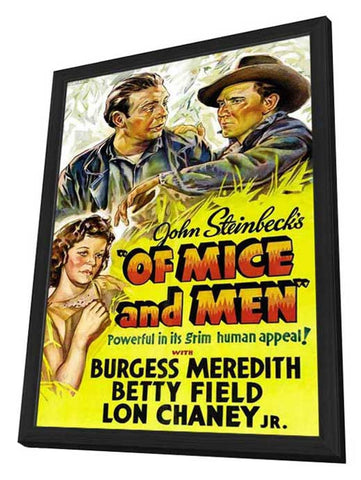 Of Mice and Men 11 x 17 Movie Poster - Style A - in Deluxe Aluminum Frame