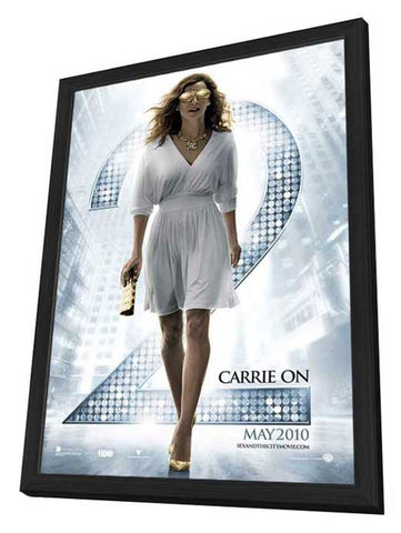 Sex and The City 2 11 x 17 Movie Poster - Style A - in Deluxe Aluminum Frame