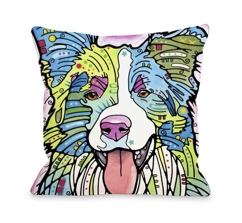 Colly Throw Pillow by Dean Russo