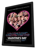 Valentine's Day 11 x 17 Movie Poster - Style B - in Deluxe Aluminum Frame