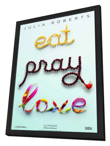 Eat Pray Love 11 x 17 Movie Poster - Style A - in Deluxe Aluminum Frame