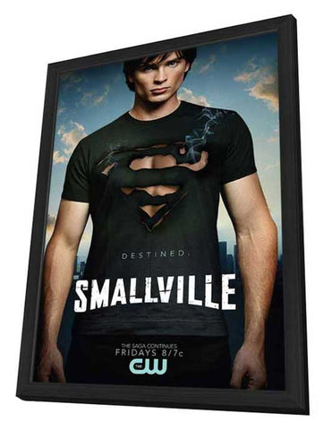 Smallville (TV) 11 x 17 TV Poster - Style M - in Deluxe Aluminum Frame