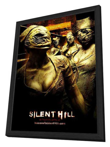 Silent Hill 11 x 17 Movie Poster - Style J - in Deluxe Aluminum Frame