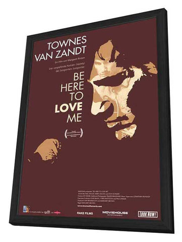 Be Here to Love Me 11 x 17 Movie Poster - Swiss Style A - in Deluxe Aluminum Frame