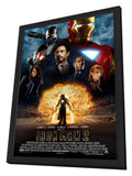 Iron Man 2 11 x 17 Movie Poster - Style K - in Deluxe Aluminum Frame