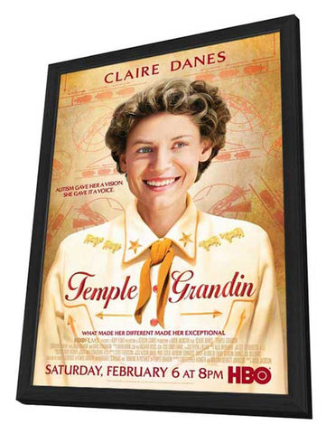 Temple Grandin 11 x 17 Movie Poster - Style A - in Deluxe Aluminum Frame