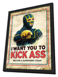 Kick-Ass 11 x 17 Movie Poster - Style K - in Deluxe Aluminum Frame