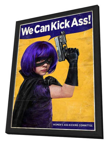 Kick-Ass 11 x 17 Movie Poster - Style Q - in Deluxe Aluminum Frame