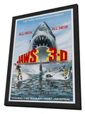 Jaws 3-D 11 x 17 Movie Poster - Style A - in Deluxe Aluminum Frame