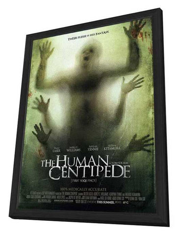 The Human Centipede (First Sequence) 11 x 17 Movie Poster - Style A - in Deluxe Aluminum Frame