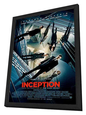 Inception 11 x 17 Movie Poster - Style E - in Deluxe Aluminum Frame