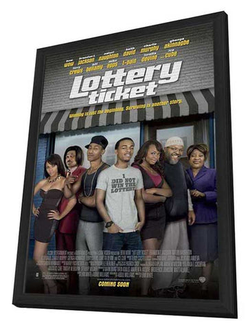 Lottery Ticket 11 x 17 Movie Poster - Style A - in Deluxe Aluminum Frame