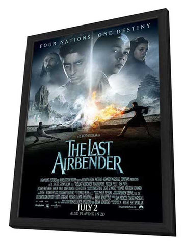 The Last Airbender 11 x 17 Movie Poster - Style P - in Deluxe Aluminum Frame