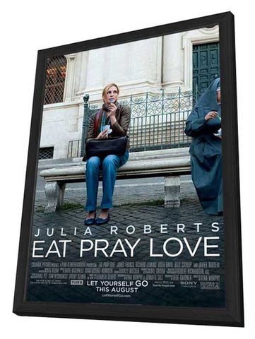 Eat Pray Love 11 x 17 Movie Poster - Style B - in Deluxe Aluminum Frame