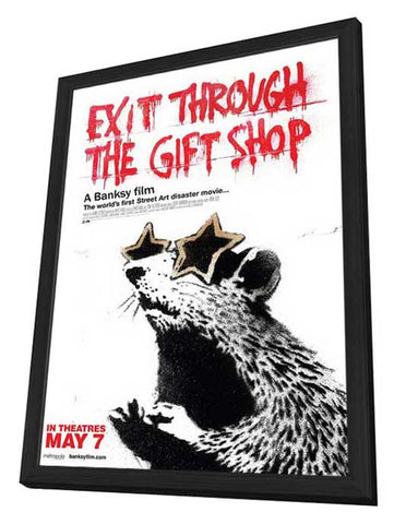 Exit Through the Gift Shop 11 x 17 Movie Poster - Canadian Style A - in Deluxe Aluminum Frame
