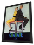 Charade 11 x 17 Movie Poster - Style J - in Deluxe Wood Frame