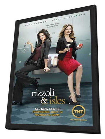 Rizzoli & Isles 11 x 17 TV Poster - Style A - in Deluxe Aluminum Frame