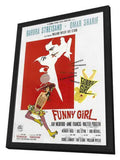 Funny Girl 11 x 17 Movie Poster - Italian Style A - in Deluxe Wood Frame