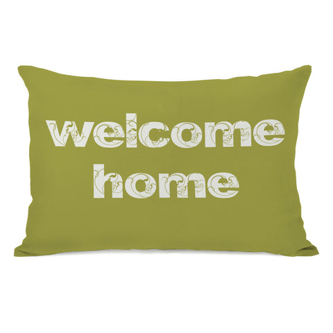 Welcome Home Lumbar Pillow by OBC 14 X 20