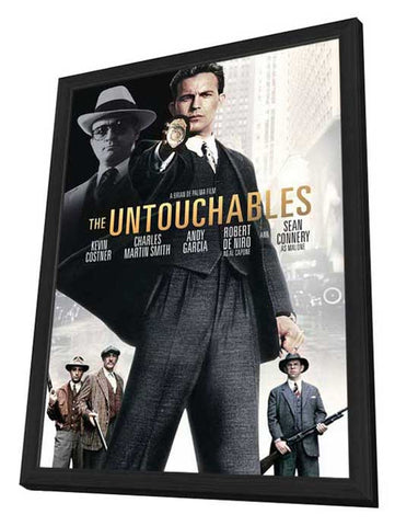 The Untouchables 11 x 17 Movie Poster - Style D - in Deluxe Aluminum Frame