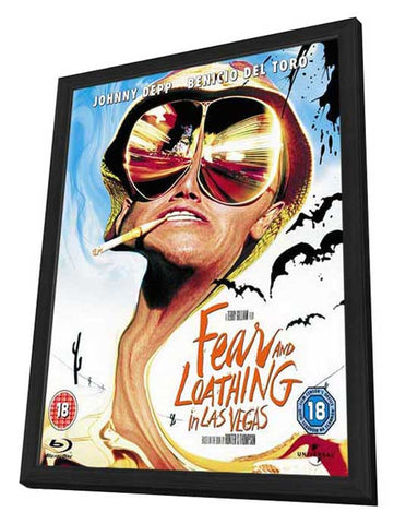 Fear and Loathing in Las Vegas 11 x 17 Movie Poster - UK Style A - in Deluxe Aluminum Frame