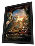 Legend of the Guardians: The Owls of Ga'Hoole 11 x 17 Movie Poster - UK Style J - in Deluxe Wood Frame
