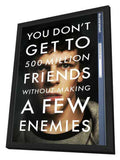 The Social Network 11 x 17 Movie Poster - Style B - in Deluxe Aluminum Frame